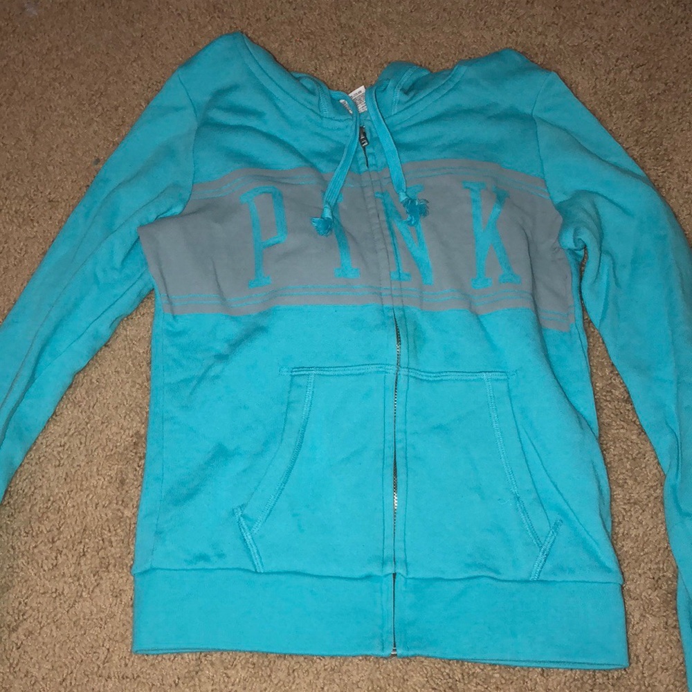 PINK zip up zoodie